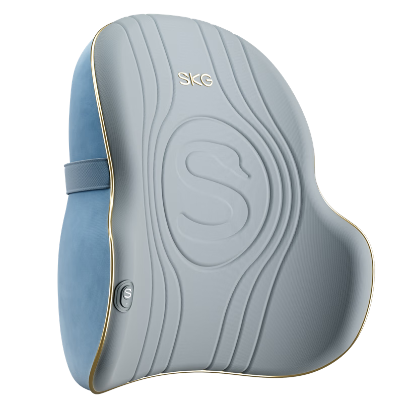 SKG腰部按摩垫T3多模式腰椎背部双头捶打按摩仪腰部枕靠垫父节送男女友父母长辈生日礼物礼品 环抱护腰捶打按摩T3时尚款