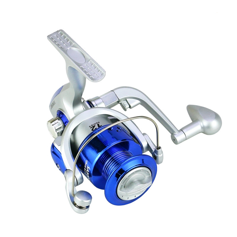 sa10007000渔线轮鱼轮鱼轮鱼线轮钓鱼海竿轮纺车轮塑料头银蓝
