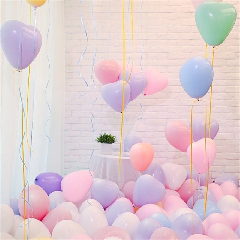 点彩带)|喜字结婚气球宝石红金属汽球生日求婚婚庆婚房布置儿童马卡龙