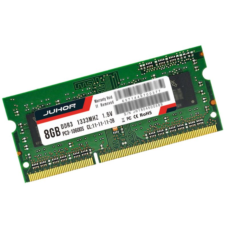 JUHOR玖合 DDR3 1333 8G 笔记本内存条 三星芯片