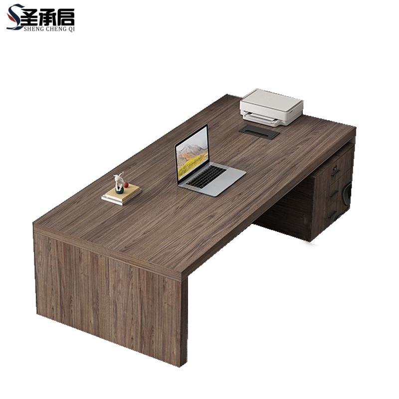 圣承启 总裁桌 1.4米张高清大图