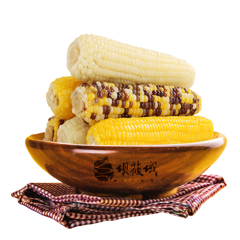 坝莜域熟制甜糯玉米6穗视频