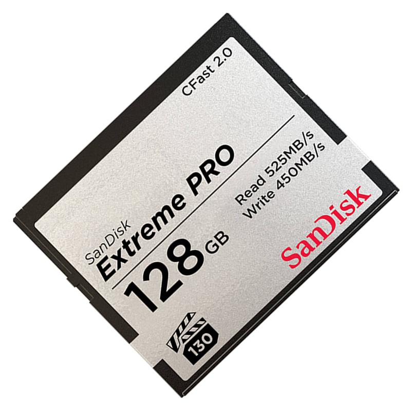 [免邮]闪迪(SanDisk)128GB CFast 2.0卡 读525MB/s写450MB/s单反相机内存卡相机存储卡