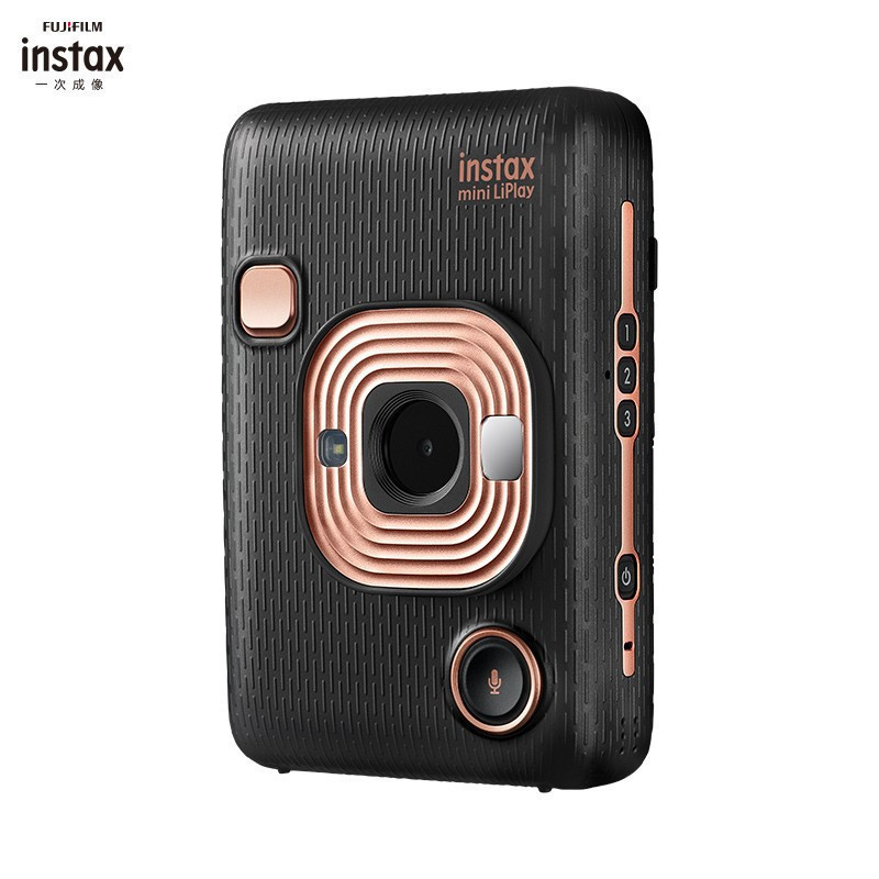 [数模来袭]富士(FUJIFILM)instax mini LiPlay典雅黑 立拍立得胶片相机 套餐四(含60张相纸)