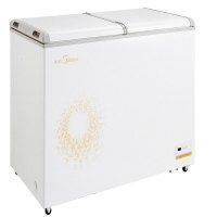 美的（Midea） BCD-311VEM 311升卧式大容量双温双室冰柜 冷冻柜冷藏柜 家用商用冷柜