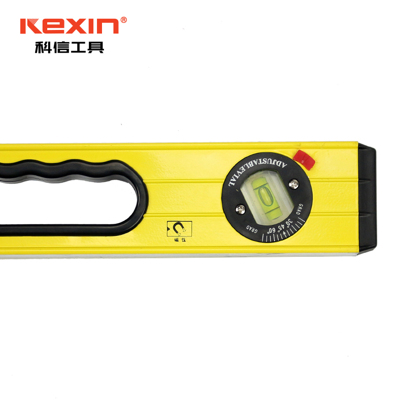 科信（kexin）高精度铝合金强磁水平尺 握手式三用水平尺 500mm KX760500A