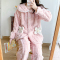 秋冬加厚 3D提花绒 孕妇睡衣女产妇哺乳喂奶月子服家居服莎丞
