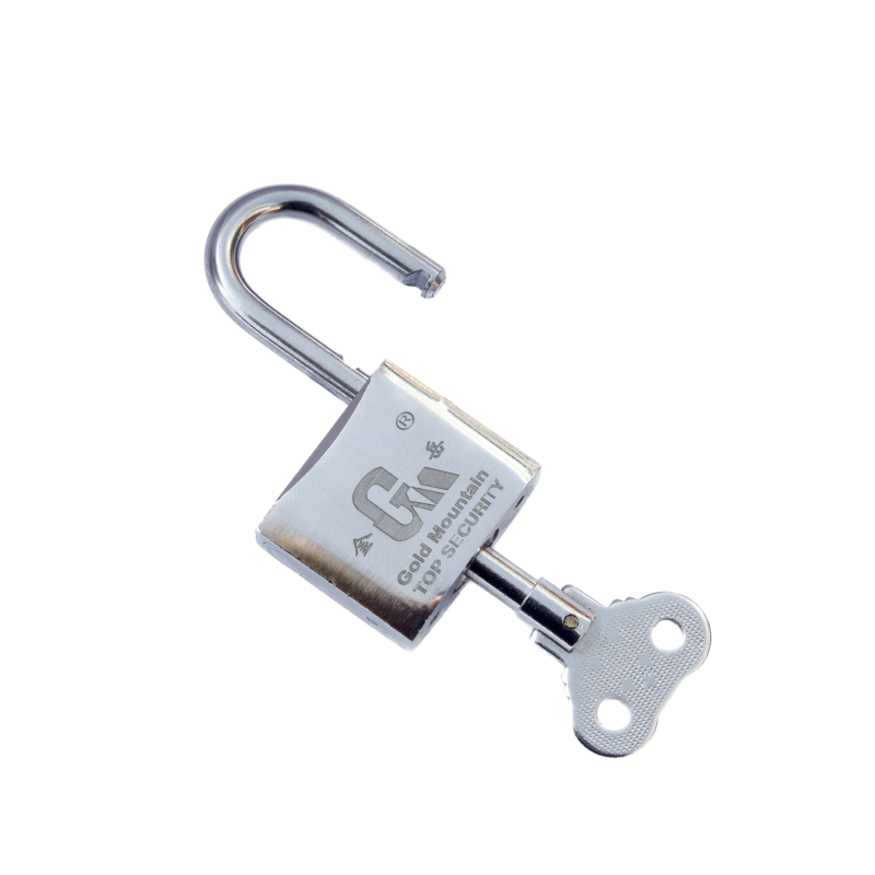 金岳 电镀铜锁 35mm 35*15*59mm (银色)高清大图