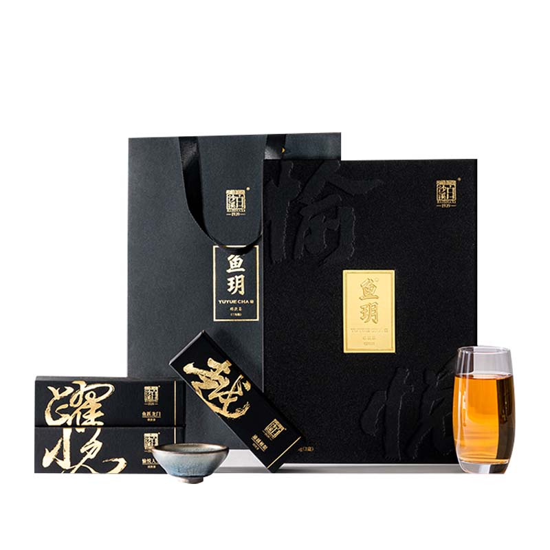 鱼玥 玥茯茶安化黑茶手筑茯砖茶360g(单位:盒)