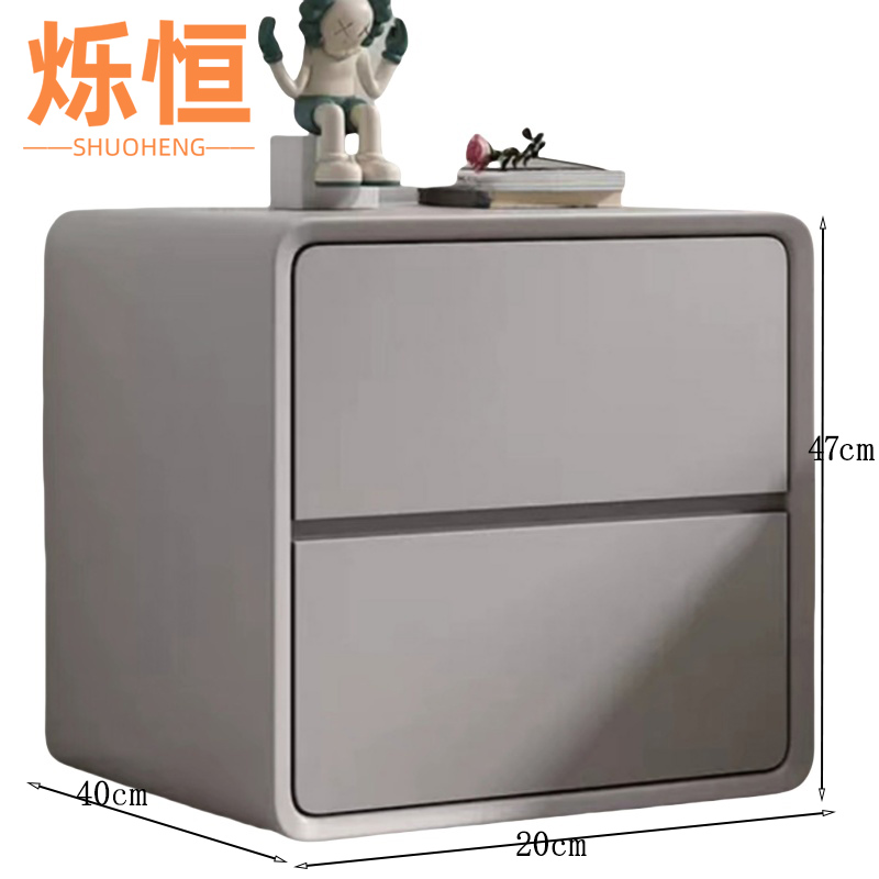 烁恒 置物柜 浅灰20*40*47 个高清大图