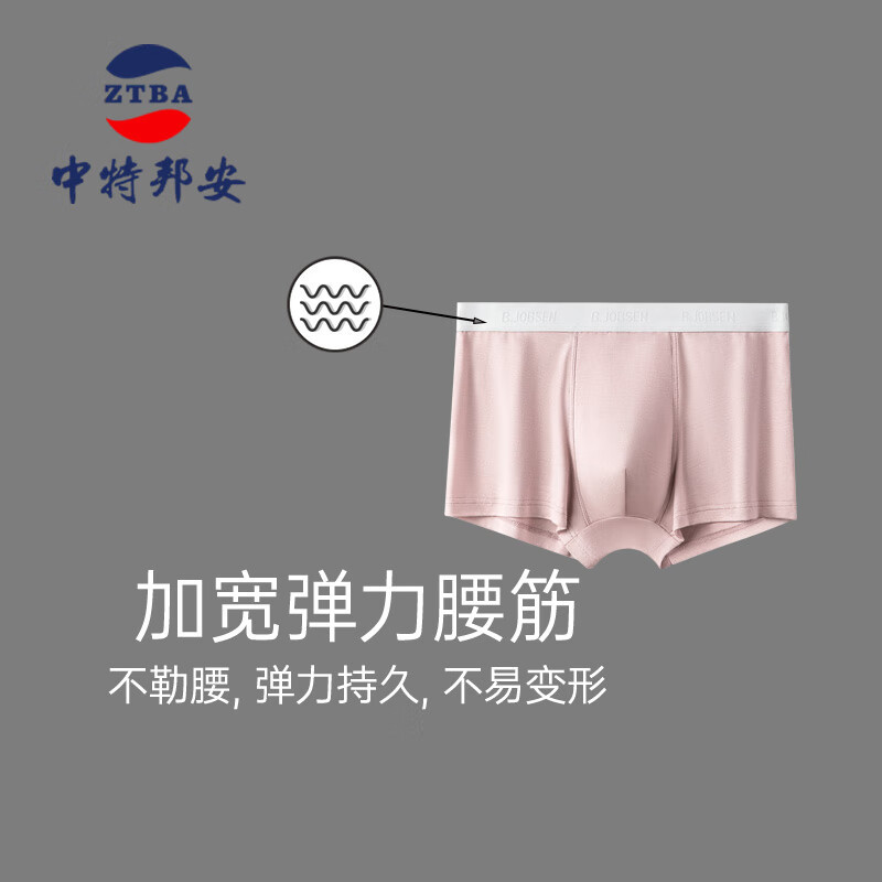 内裤 中特邦安 ZT-NKNS169 平角裤 男士 自然腰 均码 1 棉