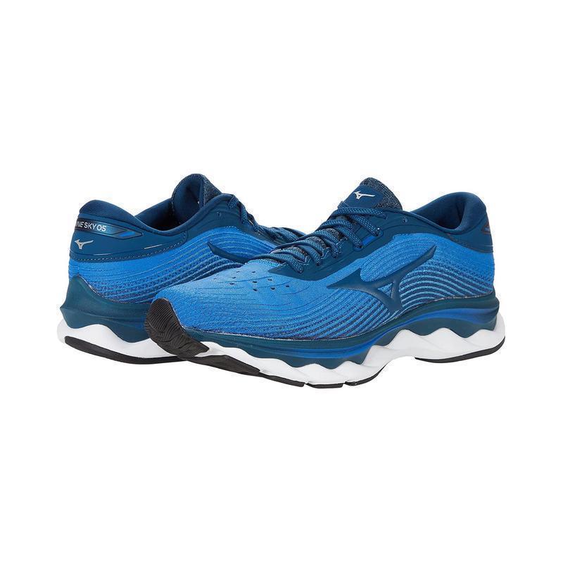 [官方正品]mizuno美津浓男子气垫缓震 2022夏季新款wave sky 5软弹