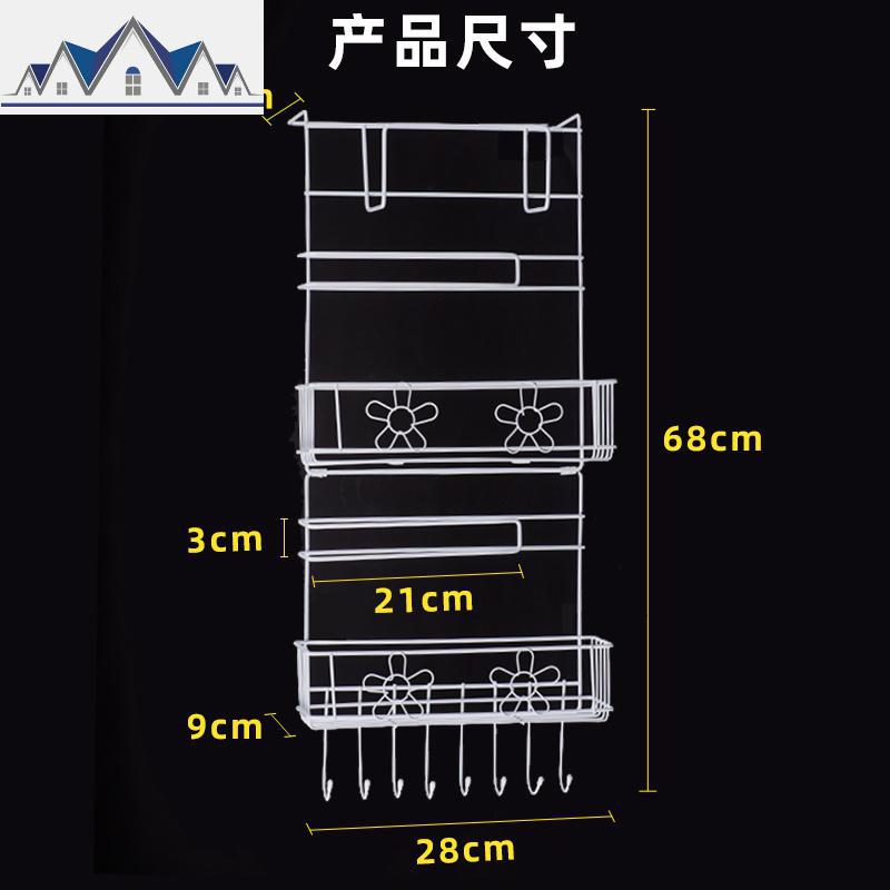 冰箱置物架厨房用品冰箱侧面挂架多功能家用侧壁挂篮保鲜膜收纳架 三维工匠高清大图