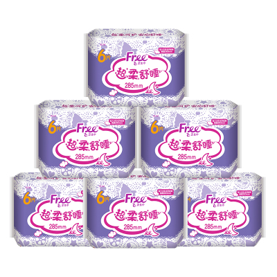 Free·飞超薄棉柔表层超薄 285mm*6包卫生巾