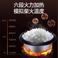 三角牌(Triangle)电饭煲老式电饭锅5L 家用直身传统老人机械式带蒸笼