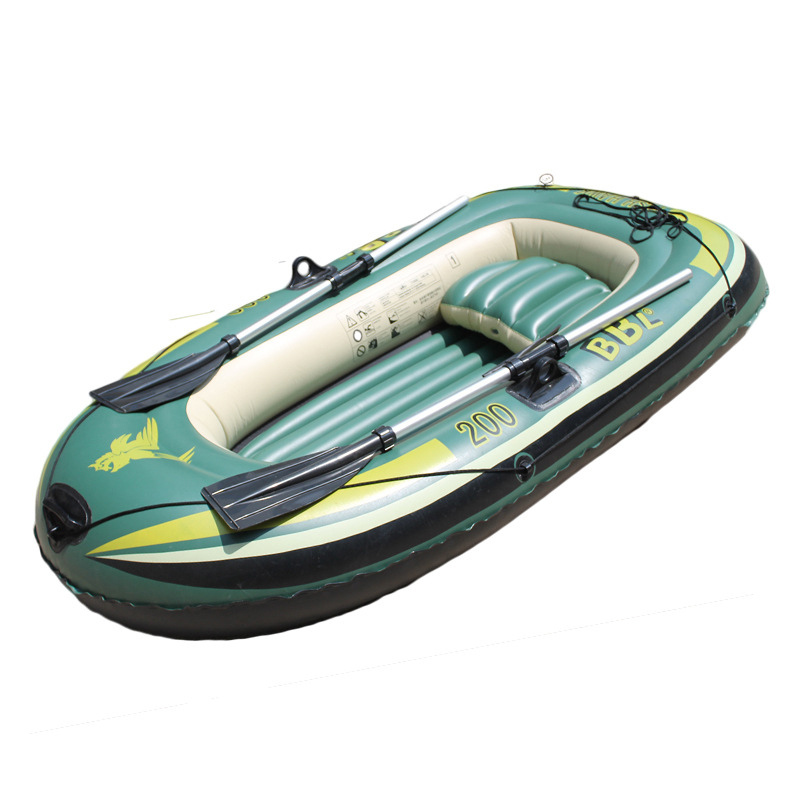 充气船橡皮艇加厚钓鱼船4人船至尊款