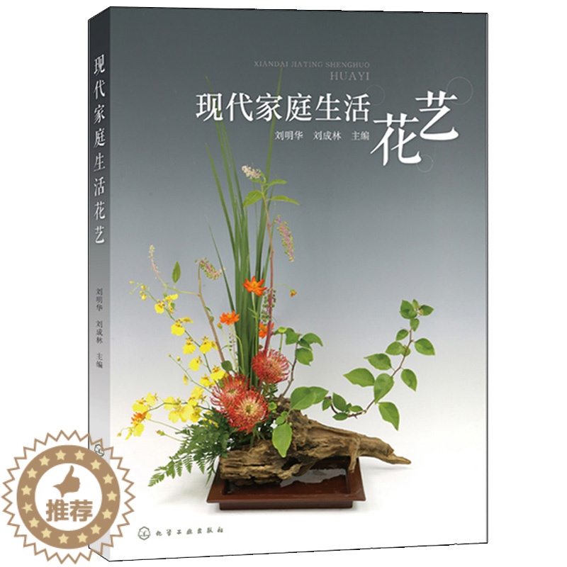【醉染正版】现代家庭生活花艺 插花艺术家庭插花常用器皿及应用方法 鲜花家庭插花选材及养护 仿真花与干花加工及制作 园艺园