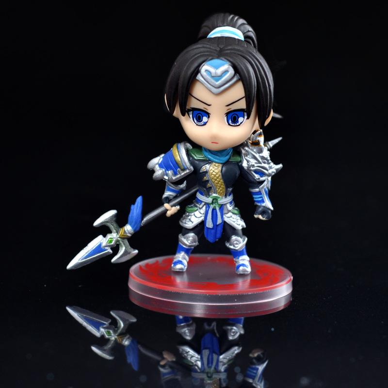 q版游戏手办三国系列皮肤吕布 关羽 貂蝉 孙尚香可单出 赵云 一套五款