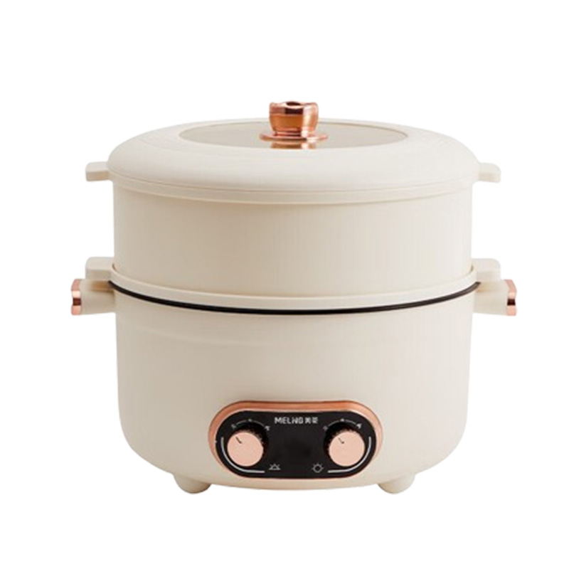 美菱电火锅6L快速沸腾双旋钮鸳鸯火锅双层MT-LC5015