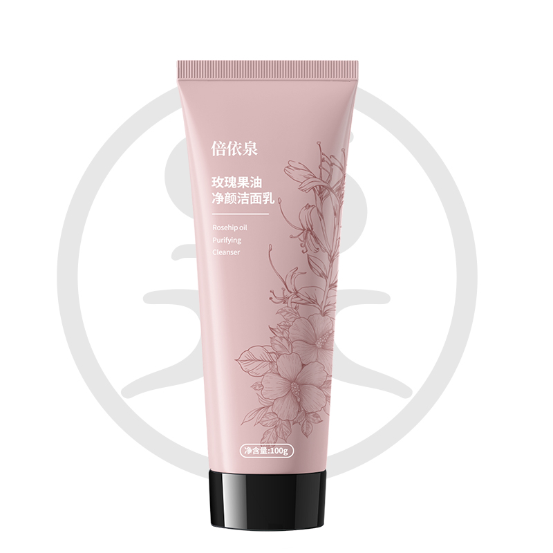 倍依泉 玫瑰果油净颜洁面乳 100g高清大图