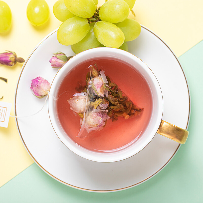 张一元 白葡萄茉莉花 水果花茶调味冷泡茶30g(共10包)/袋高清大图