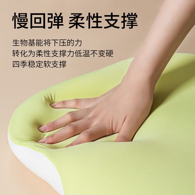 生物基枕头零压记忆棉成人低软枕芯护颈椎助睡眠单人女图片