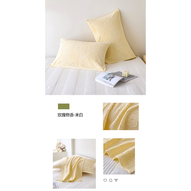 璎蕙纯棉枕巾52*78cm条高清大图