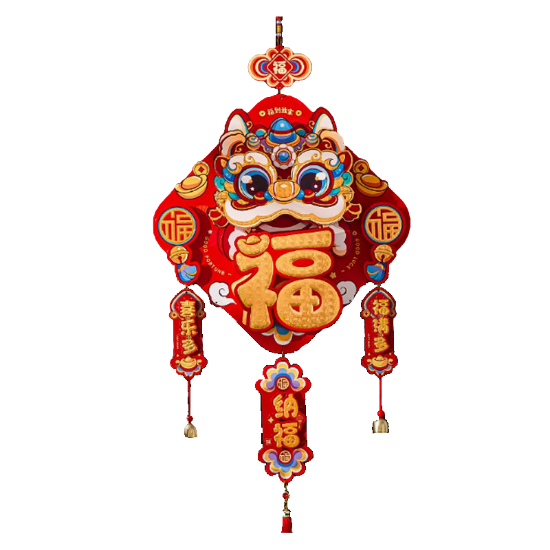 锦瑞星新年装饰立体福字挂件J100-1/个