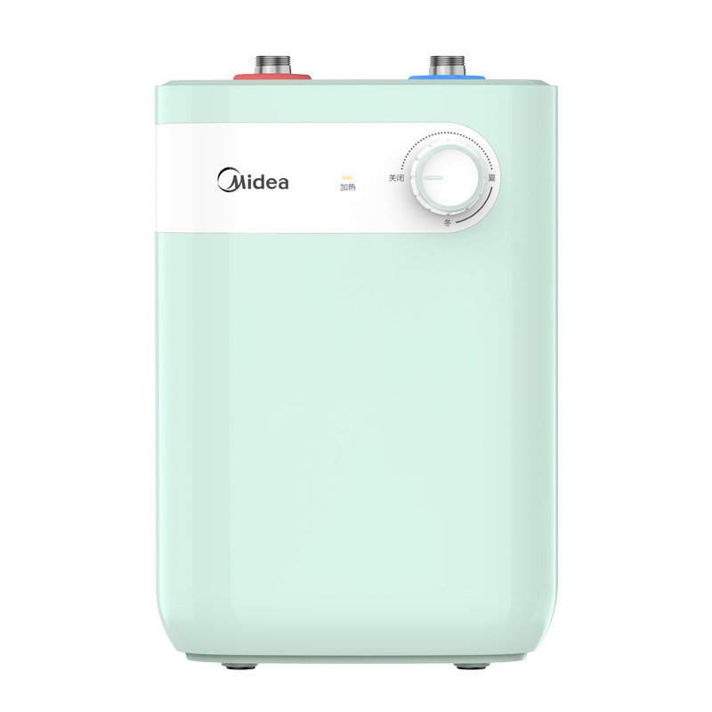 美的小厨宝5L储水式热水器家用厨房卫生间小型迷你电热水器20A1C淡雅绿