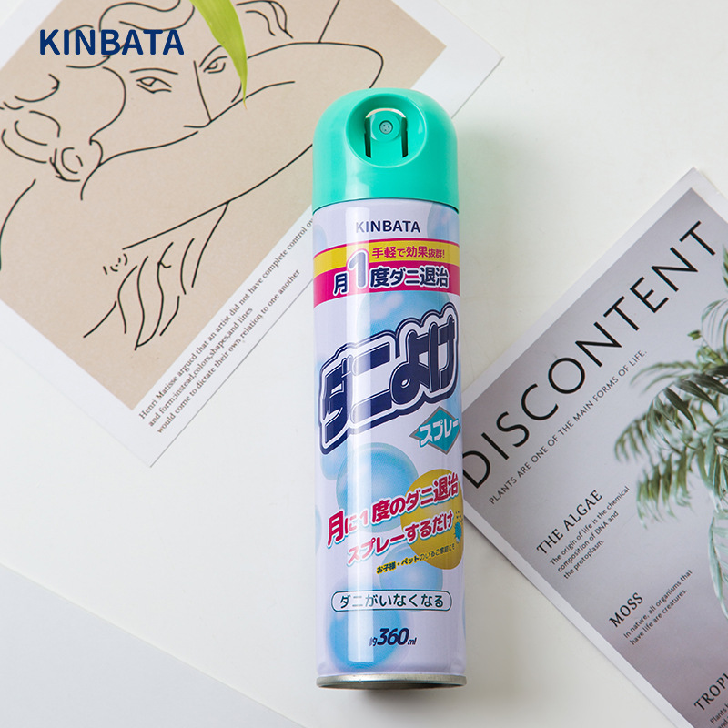 kinbata抑菌除螨喷雾剂床上家用免洗去螨虫克星消毒杀菌驱螨