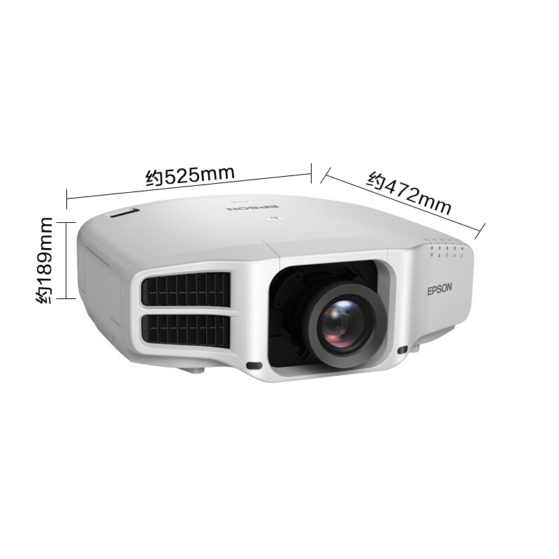 爱普生(EPSON)CB-G7100 投影仪 商用 办公 工程 (标清 6500流明 竖直投影 电动镜头 含灯泡)