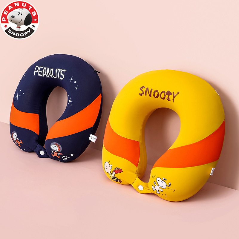 史努比(SNOOPY)可变形U型枕护颈枕ins旅行脖枕公仔太空