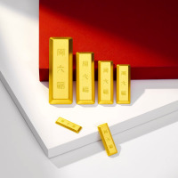 周大福小金块 足金黄金工艺金条金砖(计价约5g/10g/20g/30g/50g/100g) IF1753