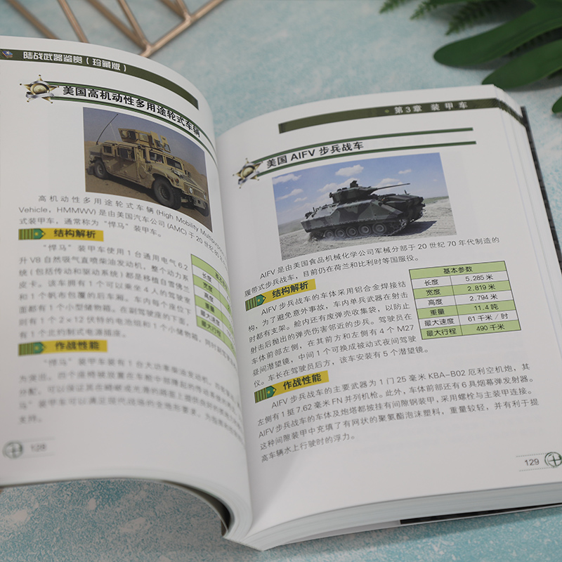 [正版]陆战武器鉴赏 珍藏版 武器 世界武器鉴赏系列青少年科普读物军用武器鉴赏图鉴社科军事坦克装甲车火炮导弹武器结高清大图