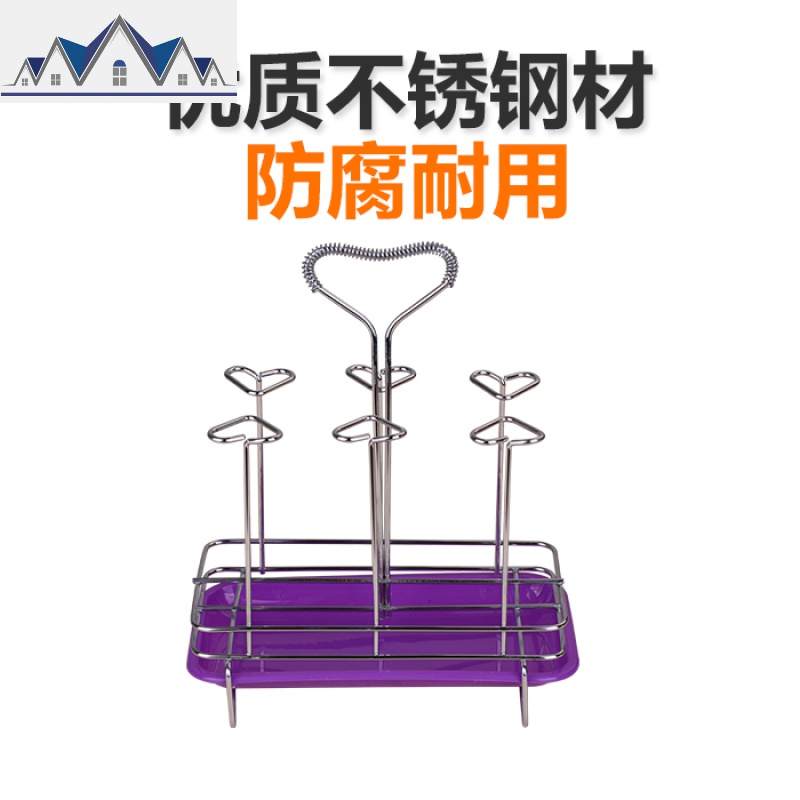 子沥水架水杯盘置物架家用放水杯摆放架厨房客厅收纳置物架 三维工匠高清大图