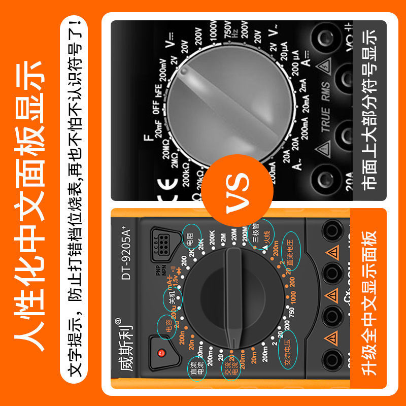 汽车用品万用表fm47型伊莱科