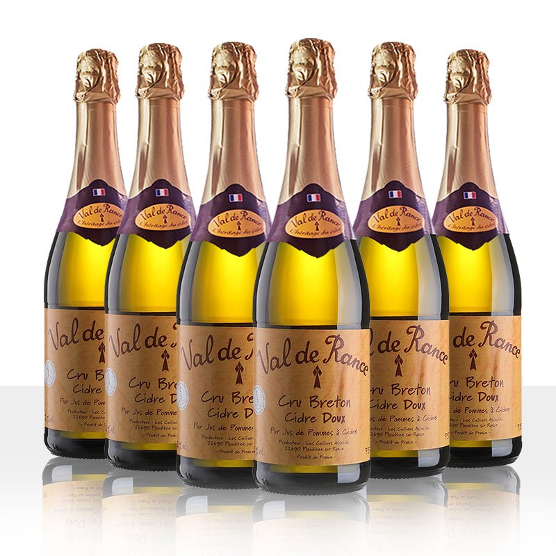 法国原瓶进口沃迪安苹果酒布蕾柯裕贝桐26750ml单瓶整箱装洋酒法国