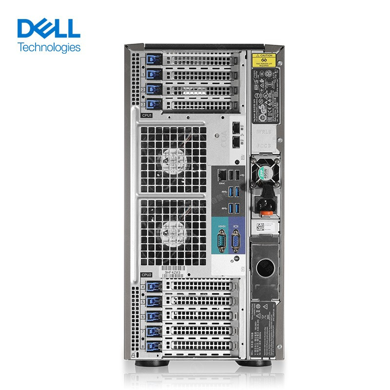 戴尔(DELL)T640 塔式服务器台式电脑4210R 128G 960G+5*8T 2*A5000独显H750阵列双电