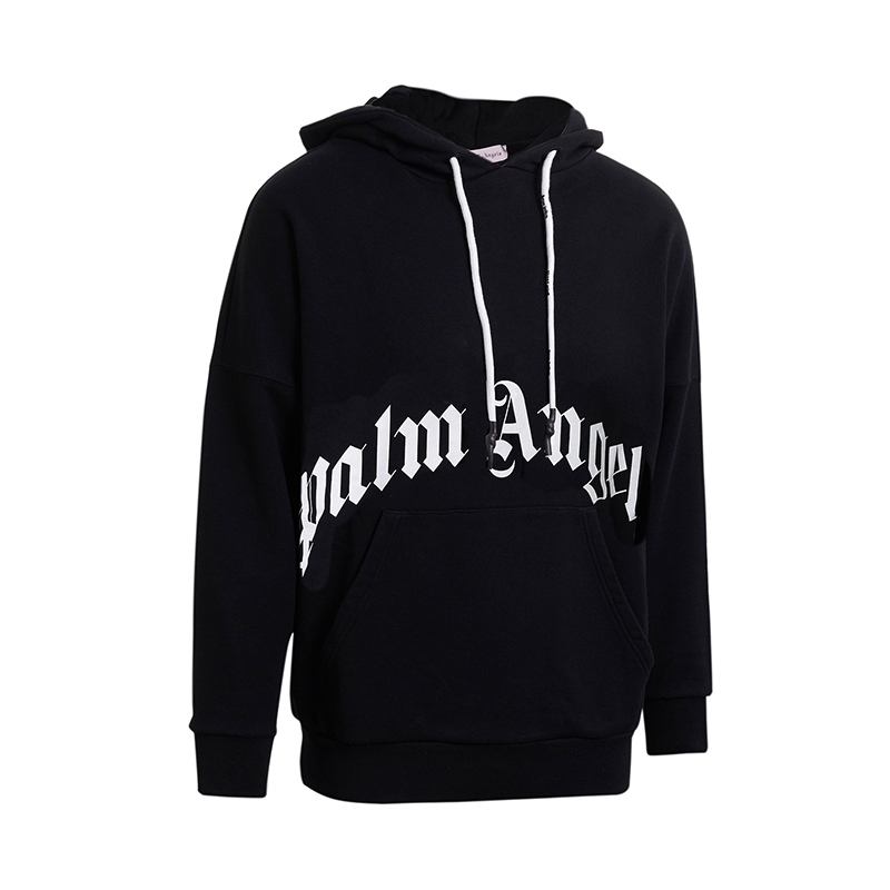PALM ANGELS 2020新品 男士Logo徽标骷髅印花连帽卫衣