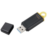 金士顿(Kingston)USB3.2 Gen1 U盘 DTX 时尚设计 轻巧便携 防尘拔盖设计 128GB 琥珀色优盘