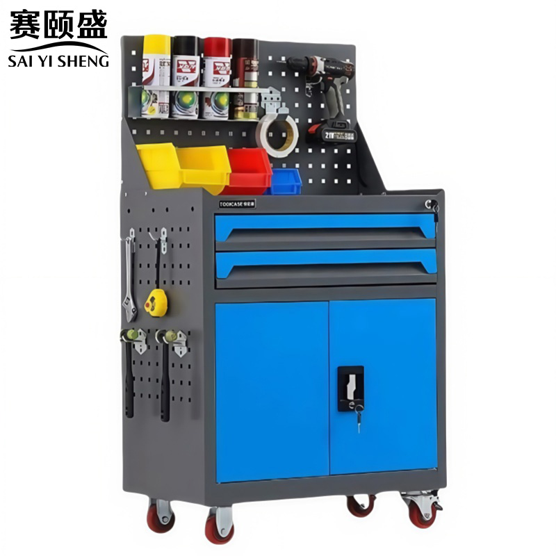 赛颐盛 工具车 工具车二抽含挂网670*400*1220mm台