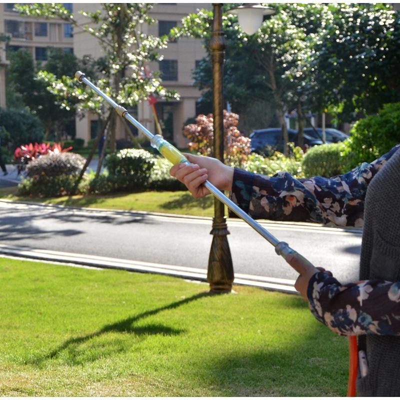 长杆喷枪往复式农用喷雾器手动农药直头打农药洗车消毒不锈钢