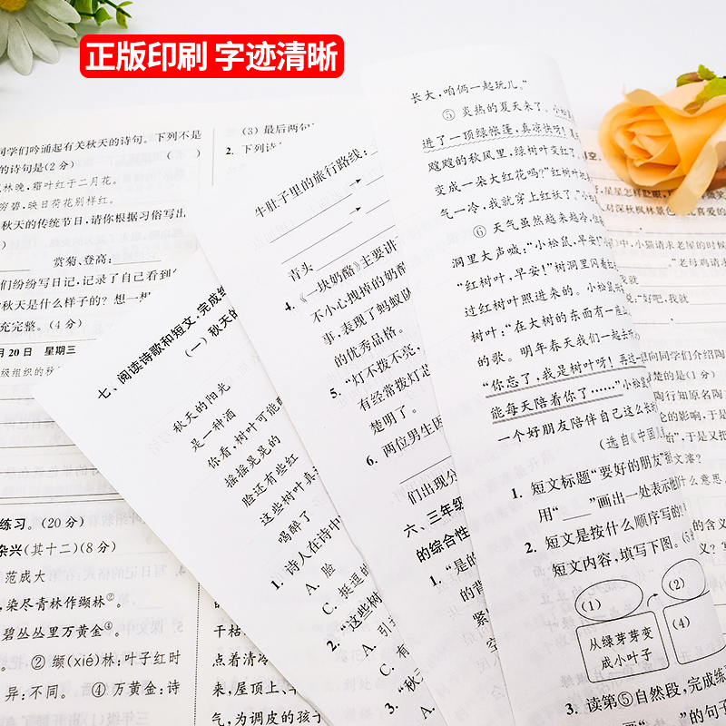 [2本套]语文+数学.人教版 一年级下 [正版]2023秋卷典试卷一年级二年级三四五六年级上册语文数学英语测试卷全套人教