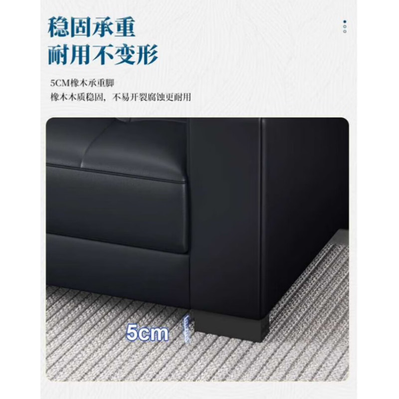 中伟(ZHONGWEI)办公沙发 长130* 宽76* 高81cm 双人位 (单位:张)高清大图