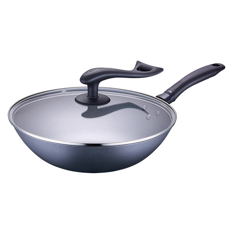 苏泊尔suporvc32qf01精铸铁锅可力盖32cm视频