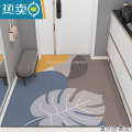 XIANCAI家用进门口地垫门厅客厅轻奢现代入户门垫防滑脚垫子踩脚地毯定制 莫兰迪-慕玉