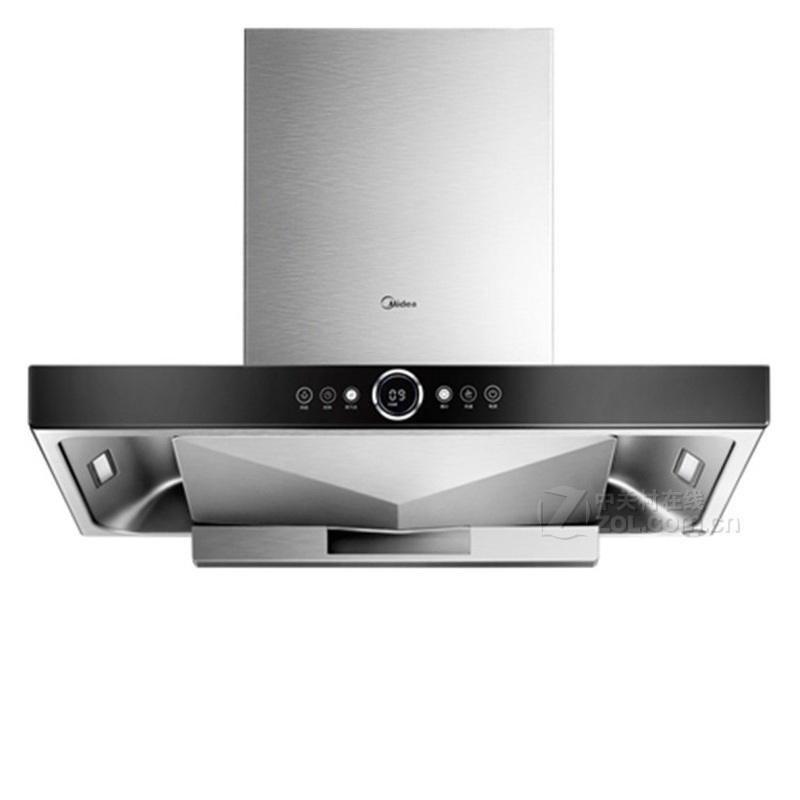美的（Midea）大吸力 智能蒸汽洗 欧式天幕抽油烟机 CXW-230-TT9056-GR