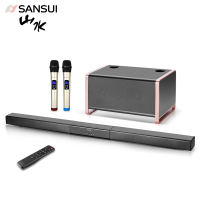 山水(SANSUI)91W 家庭影院 家庭KTV套装 回音壁 立体环绕声无线蓝牙音箱 卡拉OK电视音响带低音炮 旗舰版
