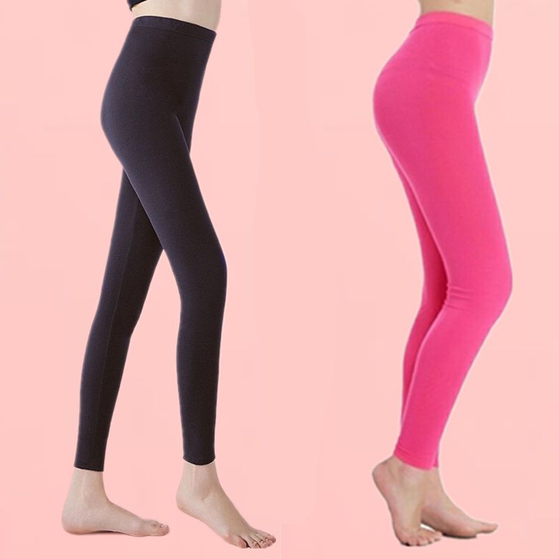 秋裤女单件薄款紧身莫代尔棉打底衬裤秋冬修身内穿保暖裤线裤大码