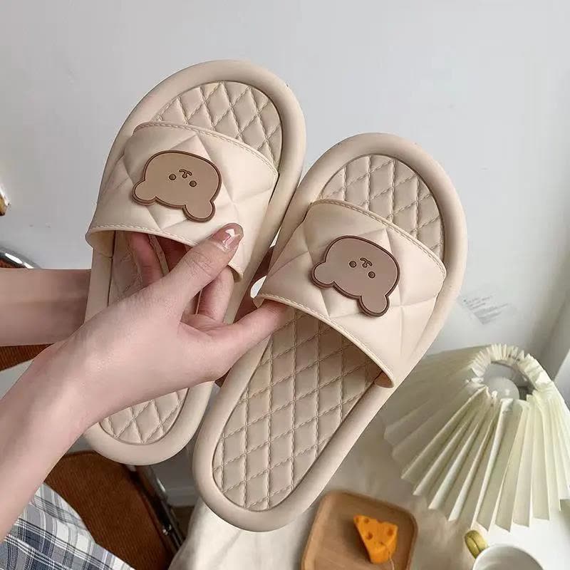 拖鞋女夏季2022ins韩版时尚百搭潮流可爱卡通外穿拖鞋女学生防滑洗澡凉拖女鞋室内拖鞋图片
